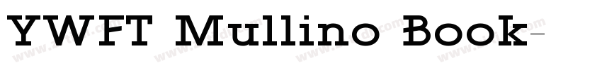 YWFT Mullino Book字体转换